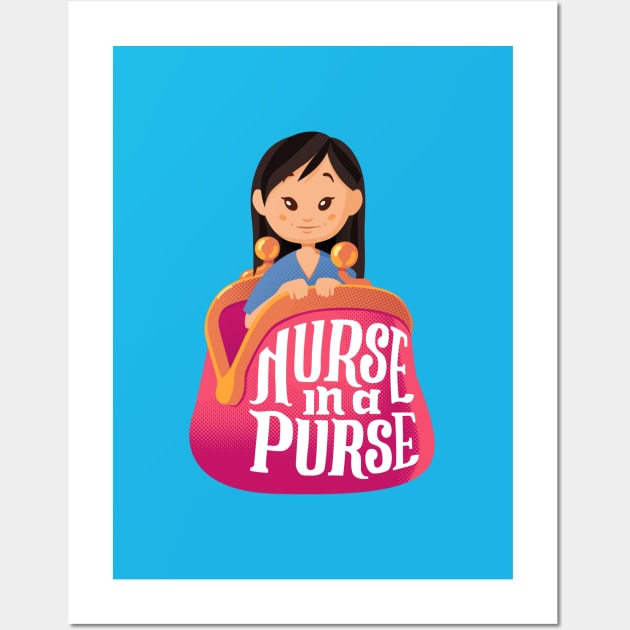 Nurse in a Purse v4 Wall Art by hayungs